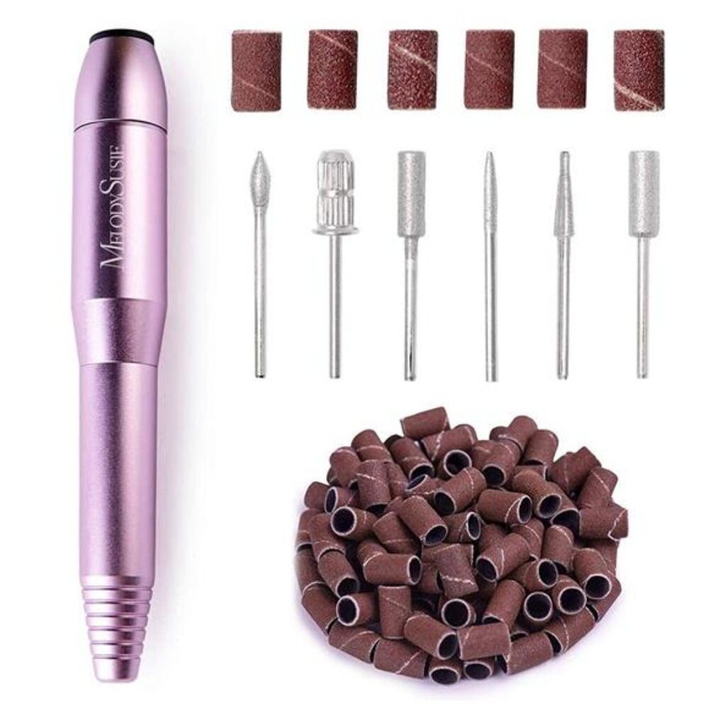 Portable Electric Nail Drill,Compact Efile Electrical Professional Nail File Set